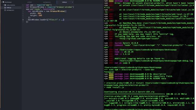 Tutorial 17 : Intro to creating a desktop app using electron смотреть онлайн