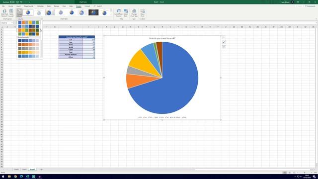 How to Make a Pie Chart in Microsoft Excel (Excel Pie Chart Tutorial) смотреть онлайн