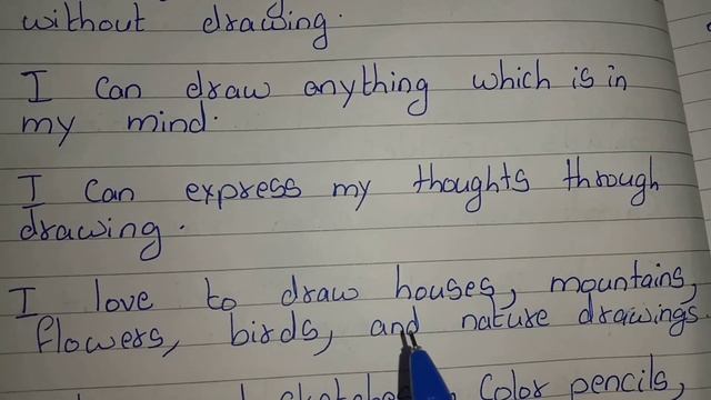 Essay on My hobby is Drawing || 12 Lines on My hobby is drawing & colouring смотреть онлайн