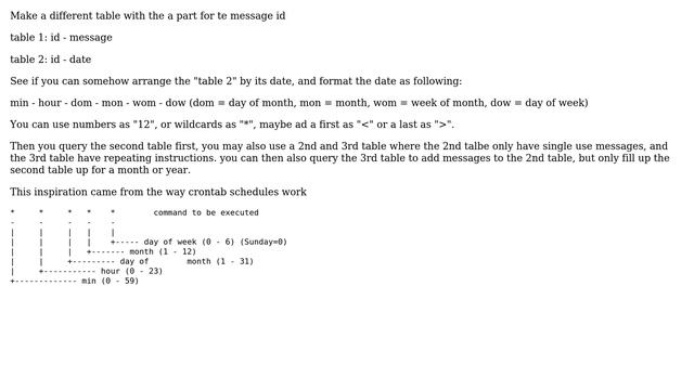 Databases: Efficiently storing irregular/repeating intervals (think calendar/events) смотреть онлайн