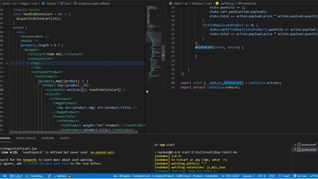 Delete Items From Your Bag with Reactjs, Redux ToolKit смотреть онлайн