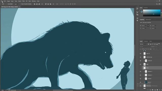 How to Create Digital Art In Photoshop | Speed Art смотреть онлайн