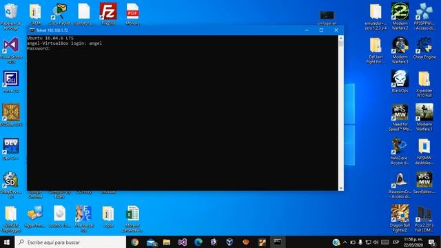 Telnet Ubuntu Windows смотреть онлайн