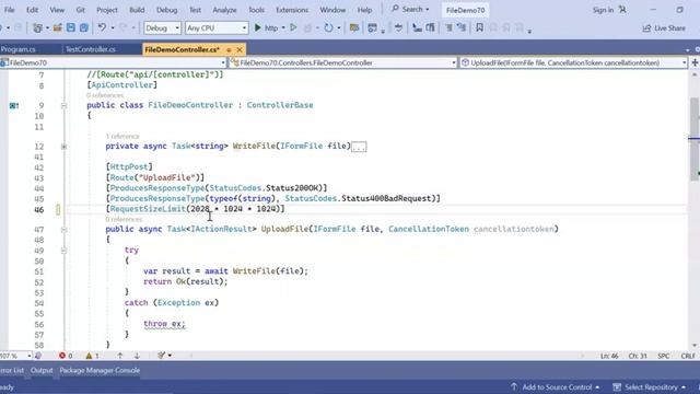 How to upload Big file in .NET Core смотреть онлайн