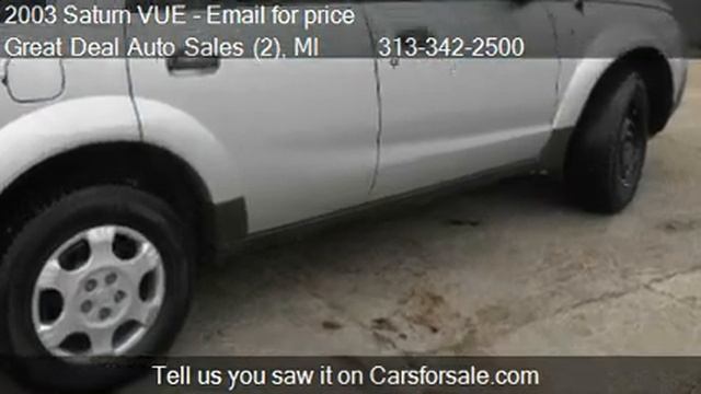 2003 Saturn VUE AWD - for sale in Detroit, MI 48221 смотреть онлайн