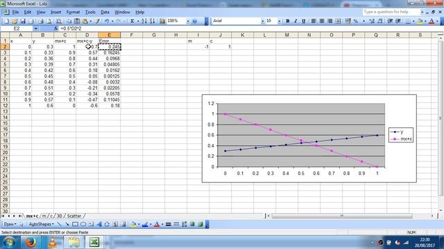 Gradient Descent in Excel Demo смотреть онлайн