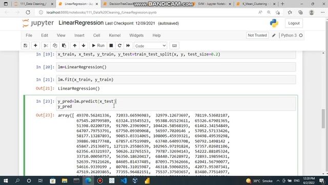 LinearRegression смотреть онлайн