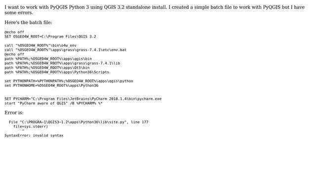 GIS: PyQGIS standalone script using QGIS 3.2 (2 Solutions!!) смотреть онлайн
