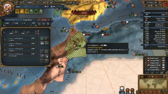 Europa Universalis IV - Castile - Part 9 - More North African Adventures смотреть онлайн