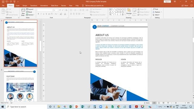 FREE COMPANY PROFILE TEMPLATE | 12 PAGES смотреть онлайн