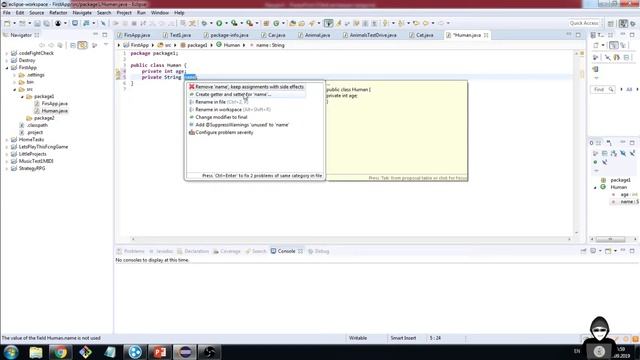 Java для новичков #4 Введение в ООП, Инкапсуляция смотреть онлайн