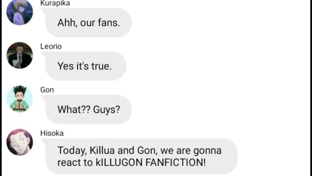 hxh texts - pro hunters react to killugon WATTPAD fanfiction??? смотреть онлайн