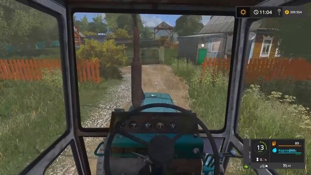 ПОМОГ БАБУШКЕ ПОСАДИТЬ КАРТОШКУ! СЛОМАЛСЯ ТРАКТОР! FARMING SIMULATOR 17 смотреть онлайн