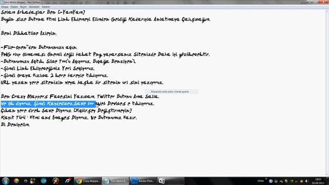Photoshop CS4 - Butona Link Verme -YamYam смотреть онлайн
