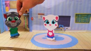 3d pen drawing My Talking Tom and Talking Angela. DIY