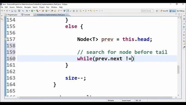 linkedlist implementation in java - part II смотреть онлайн