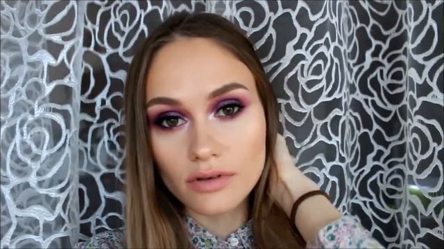 Фиолетовые смоки / Purple smokey eyes смотреть онлайн
