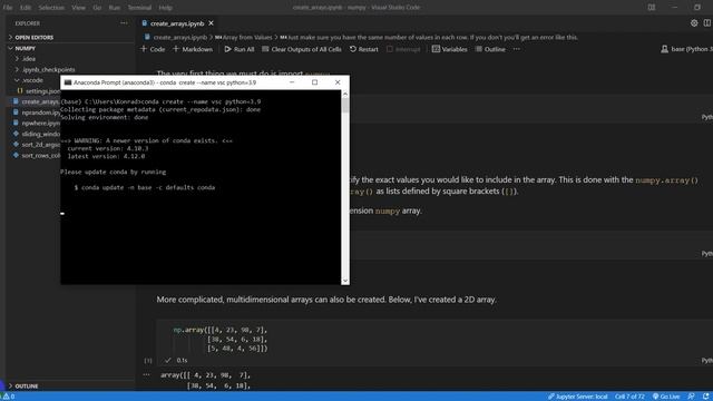 How to Use Jupyter Notebooks with Visual Studio Code (and Anaconda) смотреть онлайн