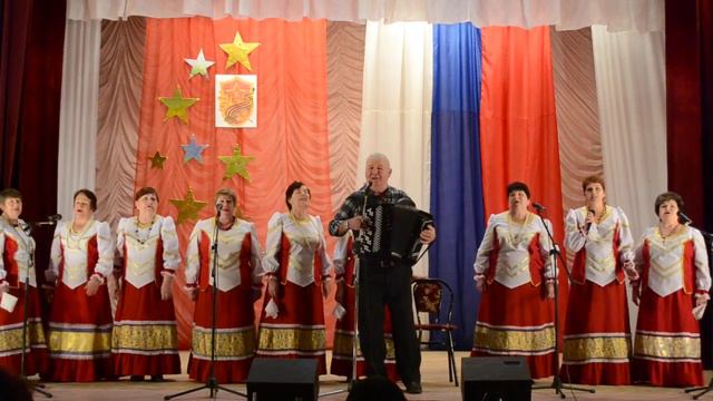 Песня - Марусенька. Хоровой коллектив - Играй гармонь. Кухаривка 21 февраля. смотреть онлайн