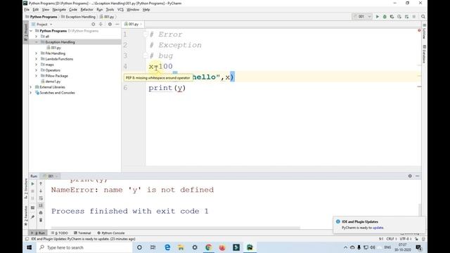 Exception Handling in Python Part 1| 111 Day code Challenge | Programming with Gautam смотреть онлайн