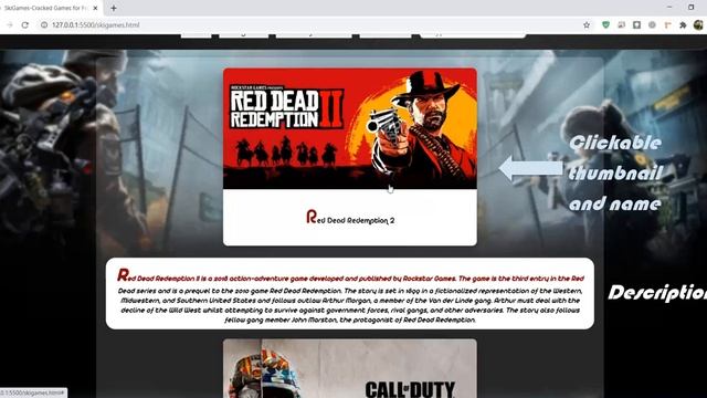 Gaming Website HTML, CSS Template смотреть онлайн