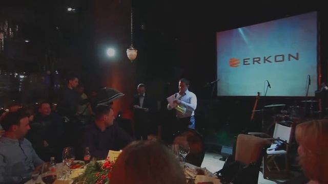Новогодний вечер компании "Erkon" смотреть онлайн
