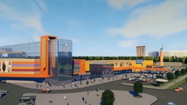 Лотос Plaza. 3D анимация торгового комплекса смотреть онлайн