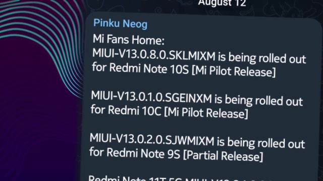 REDMI NOTE 9 PRO,NOTE 9,NOTE 11T 5G ,POCO M2 PRO | MIUI 13 AND ANDROID 12 UPDATE смотреть онлайн