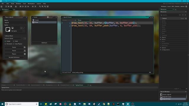 Introduction to Buffers - GameMaker Tutorial смотреть онлайн