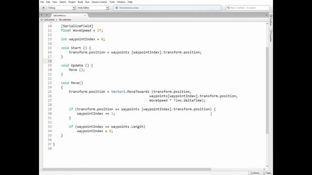 How to Create Simple Waypoint System for 2D Unity Game? Simple Tutorial. смотреть онлайн