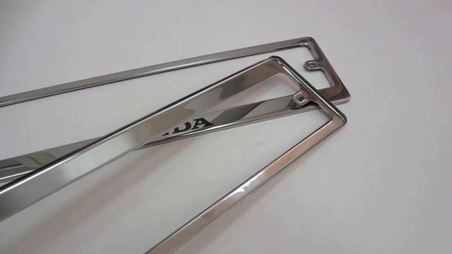 Рамка для номерного знака, хром нержавеющая сталь (ком-т 2 шт) Honda шелкография краска смотреть онлайн