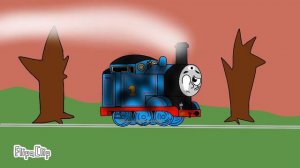 Sodor Fallout Thomas comes out (Copy)