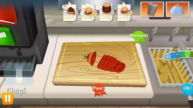 Order Up! To Go! Android Gameplay Burger Face Restaurant смотреть онлайн