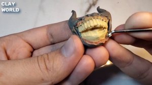 ➤Making THE INK DEMON from The BENDY AND THE DARK REVIVAL•Clay World Tutorial