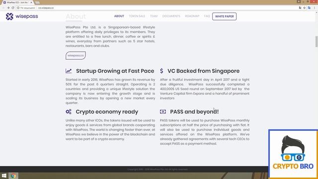 Разбор ICO WisePass от CRYPTO BRO | Идея проекта, что уже есть, будущее смотреть онлайн
