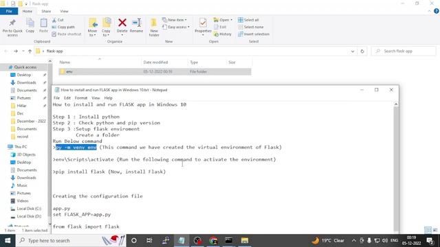 How To Install And Run FLASK App On Windows 10 | How to install flask on windows 10 @RockingSupport смотреть онлайн