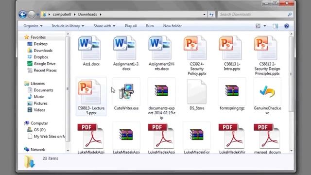 How to Put My Downloads Into One Folder on My Desktop : Windows & Computer Tips смотреть онлайн