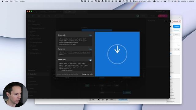Rive + Framer demo смотреть онлайн