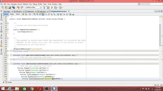 How To Validate Registration Form In Java Using Netbeans Elcipse смотреть онлайн