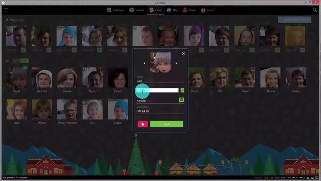 2. Поиск лиц на фотографиях при помощи ZZ Photo (Faces recognition in ZZ Photo) смотреть онлайн