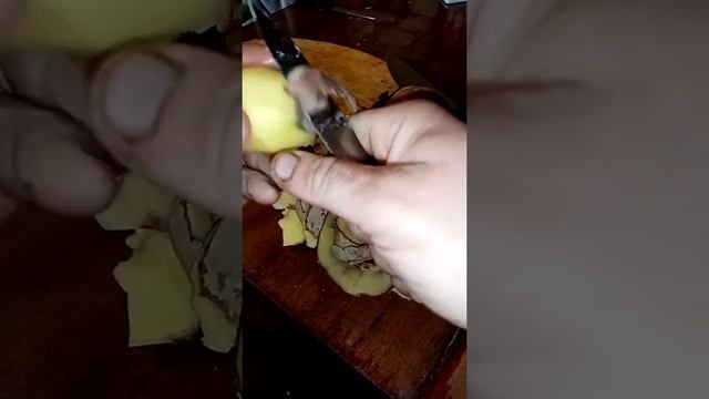 Как почистить картошку с одной очиски смотреть онлайн