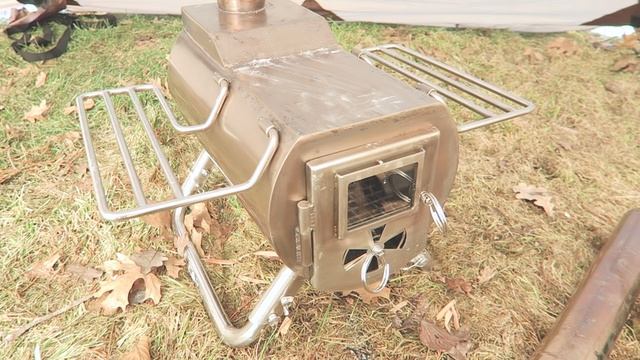 Best Wood Stove for Winter Camping by GStove!! смотреть онлайн