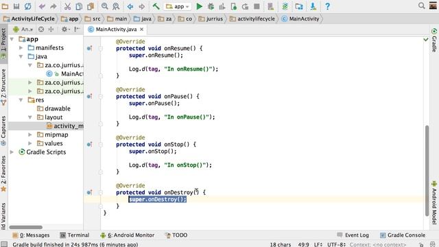 4 - Activity Life Cycle смотреть онлайн