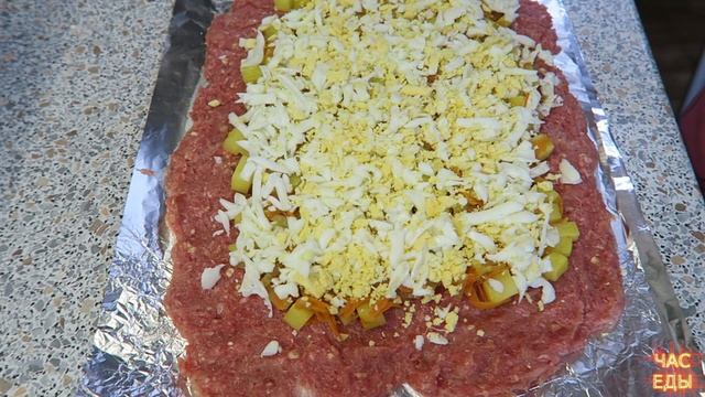 Король ПРАЗДНИЧНОГО стола! МЯСНОЙ РУЛЕТ с овощами смотреть онлайн