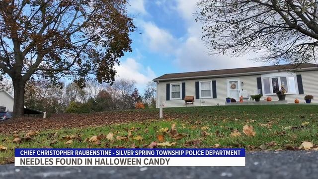 Neighbors react after needles found in trick or treat candy смотреть онлайн