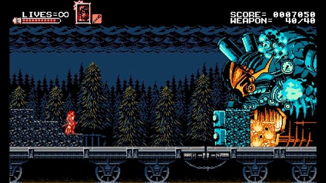Bloodstained Curse of the Moon Gameplay (PC) смотреть онлайн