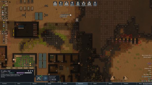 Rimworld Fort Ranchos EP42: Micro Misstep - Alpha 16 Custom Scenario Cassandra Extreme смотреть онлайн