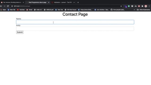 Laravel 8 Form Validation in hindi смотреть онлайн
