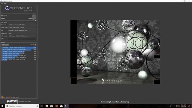 Intel Core 2 Extreme QX9770 @ 3.6GHz Cinebench R15 Test смотреть онлайн
