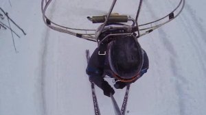 Парамотор и горные лыжи
